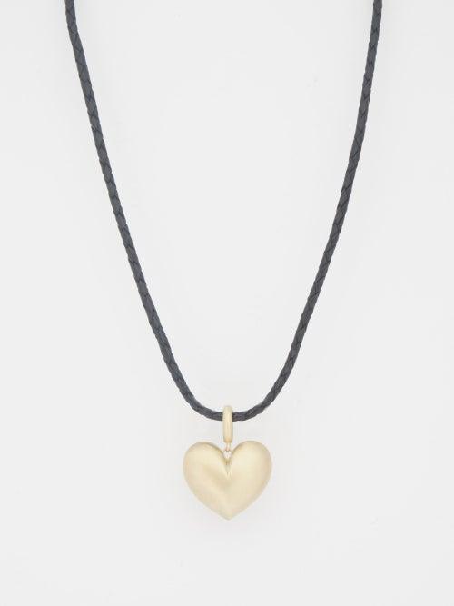 Lauren Rubinski - Heart 14kt Gold Necklace - Womens - Yellow Gold