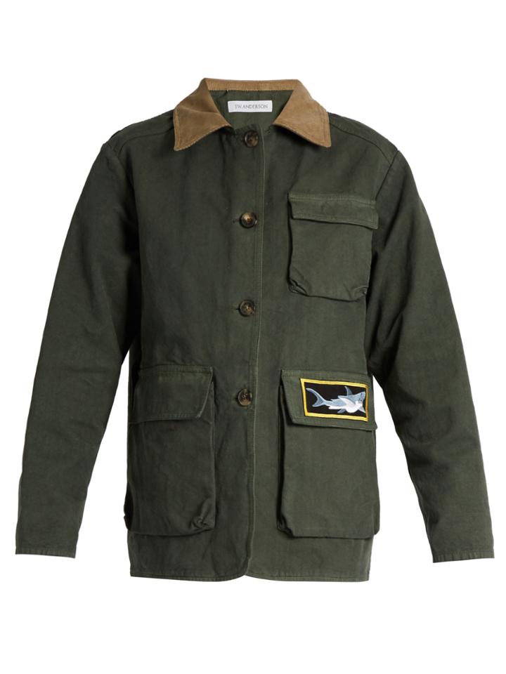 J.w.anderson Shark-patch Cotton Jacket