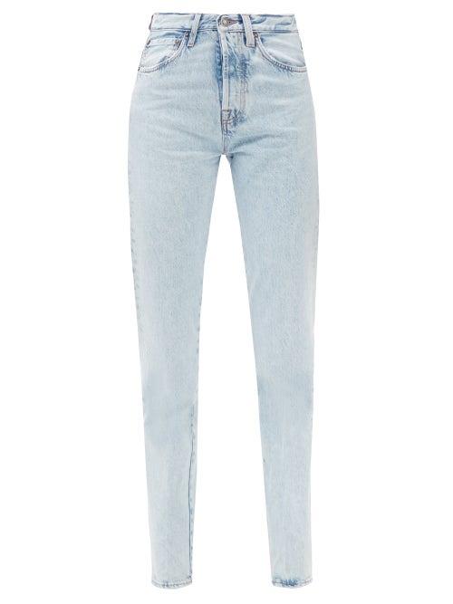 Made In Tomboy - Victoria Slim-leg Jeans - Womens - Light Blue