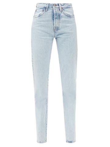 Made In Tomboy - Victoria Slim-leg Jeans - Womens - Light Blue