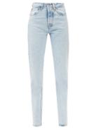 Made In Tomboy - Victoria Slim-leg Jeans - Womens - Light Blue