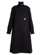 Dolce & Gabbana Oversized Love-embellished Cotton-piqu Coat