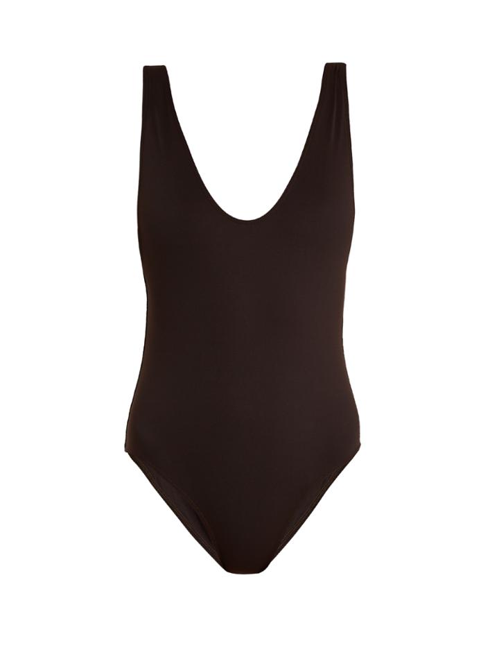 Three Graces London Violetta Scoop-back Swimsuit