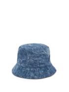 Matchesfashion.com Isabel Marant - Haleyh Garment-dyed Denim Bucket Hat - Mens - Blue