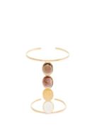 Matchesfashion.com Dubini - Empress Quartz & 18kt Gold Cuff - Womens - Multi