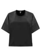 Loewe - Logo-embroidered Oversized Cotton-jersey T-shirt - Womens - Black