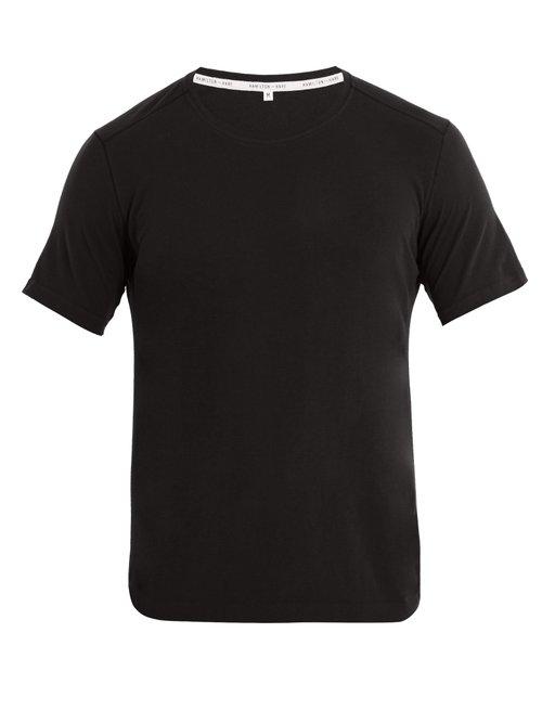Matchesfashion.com Hamilton And Hare - Tubular Cotton T Shirt - Mens - Black