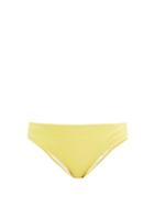 Matchesfashion.com Heidi Klein - Cancun Honeycomb-effect Bikini Briefs - Womens - Yellow