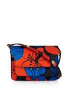 Marni Trunk Mini Floral-print Leather Shoulder Bag