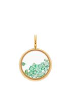 Matchesfashion.com Aurlie Bidermann Fine Jewellery - Chivor Mini 18kt Gold & Emerald Pendant - Womens - Green Gold
