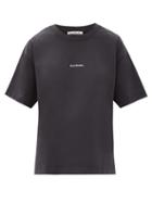 Matchesfashion.com Acne Studios - Logo-print Cotton-jersey T-shirt - Womens - Black