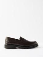 Vinnys - Richee Leather Loafers - Mens - Dark Brown