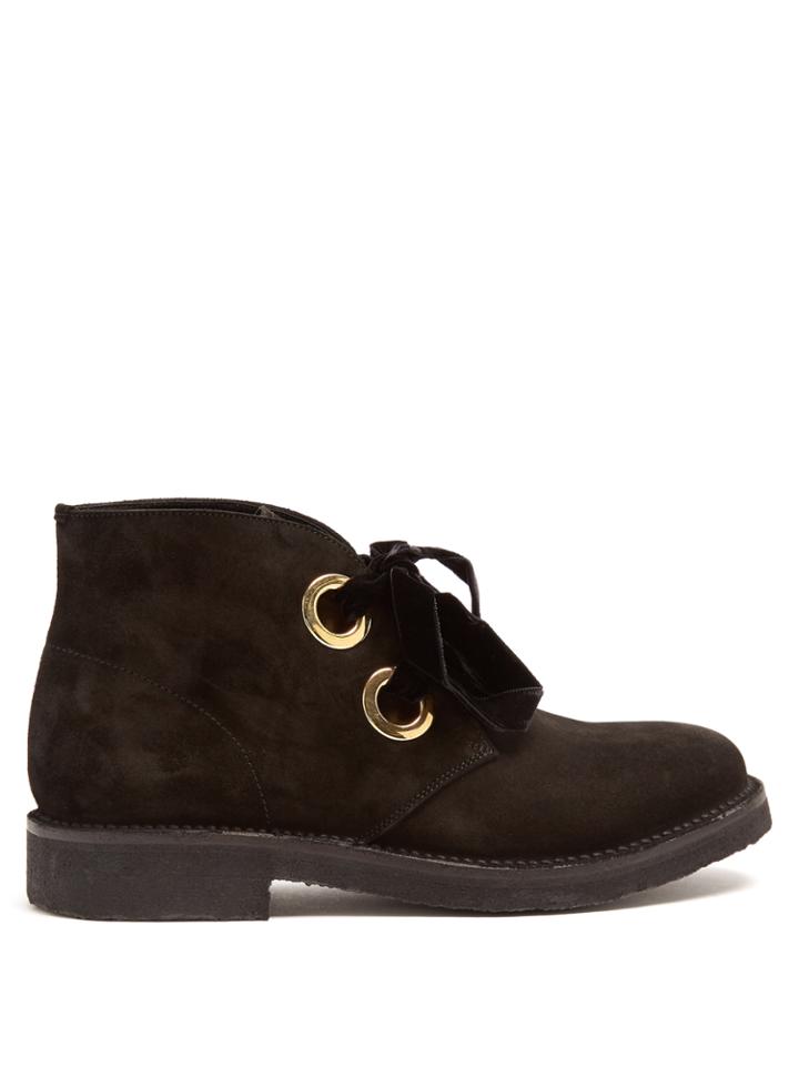Rupert Sanderson Lester Suede Ankle Boots