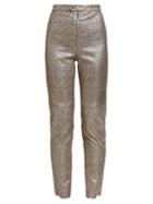 Matchesfashion.com Isabel Marant - Etienne Leopard Print Leather Trousers - Womens - Leopard