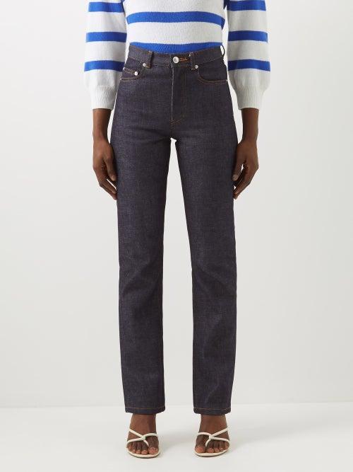 A.p.c. - Standard Straight-leg Jeans - Womens - Dark Denim