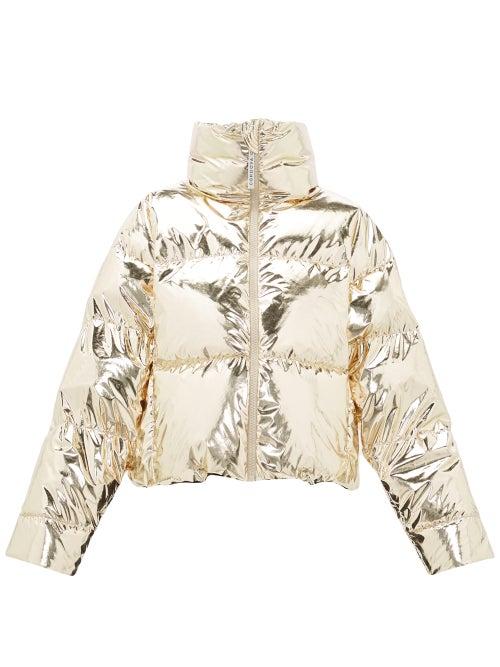 Matchesfashion.com Cordova - Mont Blanc Metallic Down-filled Jacket - Womens - Gold