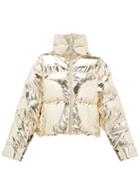 Matchesfashion.com Cordova - Mont Blanc Metallic Down-filled Jacket - Womens - Gold