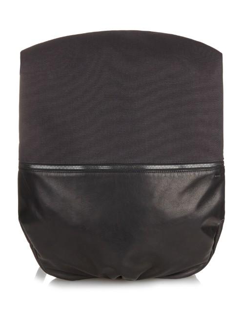 Côte & Ciel Nile Alias Canvas And Leather Backpack