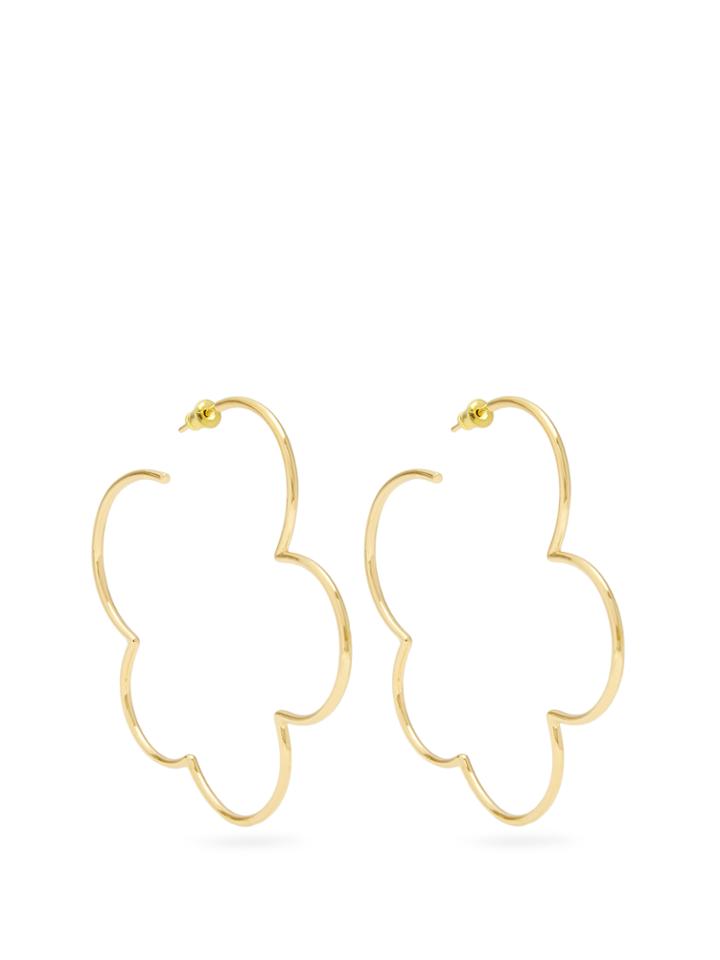 Simone Rocha Cloud Gold-plated Earrings