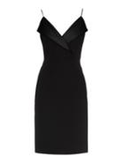 La Mania Pinna Wool And Satin Dress