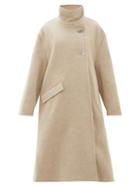 Matchesfashion.com Acne Studios - Osandra Wool Blend A Line Overcoat - Womens - Beige