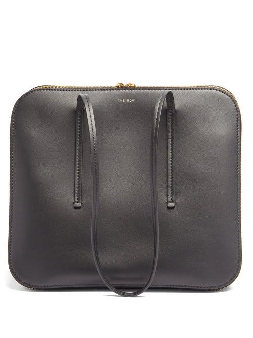 Matchesfashion.com The Row - Siamese Leather Bag - Womens - Black