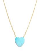 Ladies Fine Jewellery Irene Neuwirth - Love Turquoise & 18kt Gold Necklace - Womens - Blue