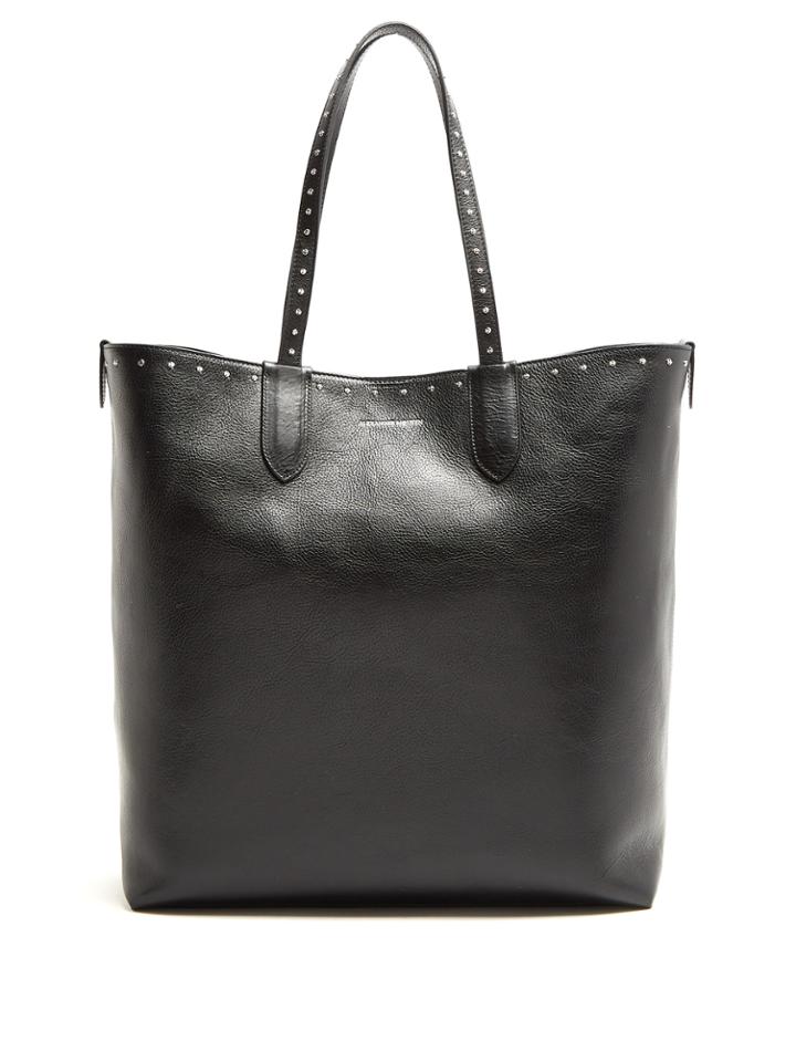 Alexander Mcqueen North South Stud-embellished Leather Tote