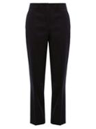 Matchesfashion.com Jil Sander - Emilio Straight Leg Wool Trousers - Womens - Dark Navy