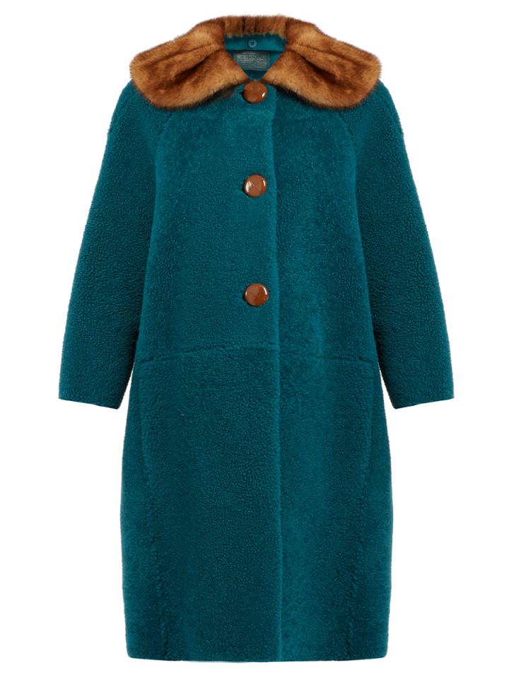 Prada Fur-collar Shearling Coat