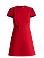 Redvalentino Bow-front Crepe Mini Dress
