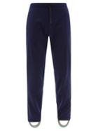 Matchesfashion.com Iffley Road - Royston Stirrup-cuff Technical-fleece Track Pants - Mens - Navy