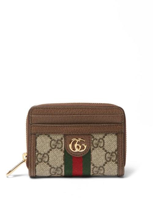 Gucci - Ophidia Gg-supreme Ziparound Wallet - Womens - Beige Multi