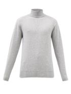 Officine Gnrale - Wool-blend Roll-neck Sweater - Mens - Grey
