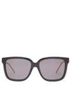 Matchesfashion.com Gucci - Square Acetate Sunglasses - Womens - Black