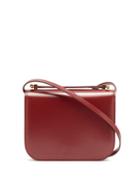 Matchesfashion.com Jil Sander - Taos Small Smooth-leather Shoulder Bag - Womens - Burgundy