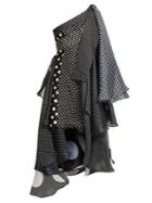 Richard Quinn Asymmetric Polka-dot Dress