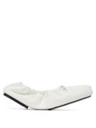Matchesfashion.com Khaite - Ahsland Foldable Leather Flats - Womens - White