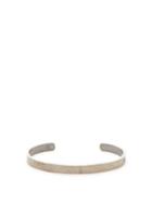 Matchesfashion.com Maison Margiela - Numbers Engraved Brushed Silver Cuff - Mens - Silver