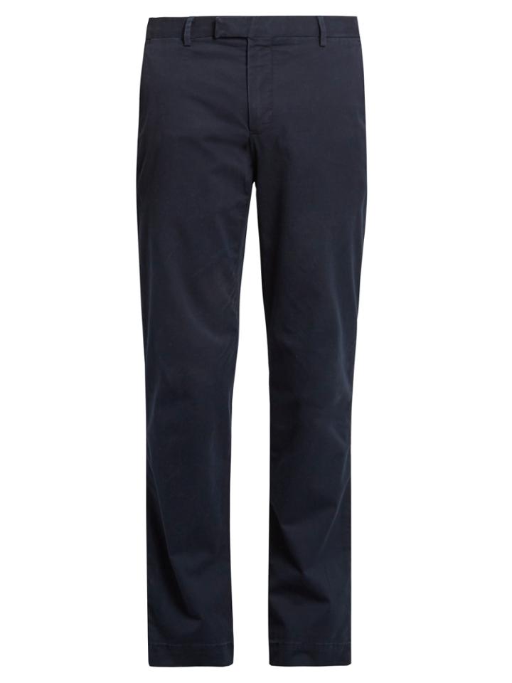 Polo Ralph Lauren Slim-fit Brushed-cotton Chino Trousers