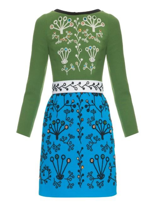 Peter Pilotto Cari Crystal-embellished Mini Dress