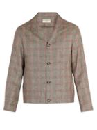 Matchesfashion.com Ditions M.r - Bonaparte Checked Linen Blend Jacket - Mens - Multi