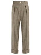 Gucci Prince Of Wales-checked Wool Trousers