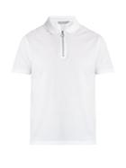 Vince Zip-detail Cotton-piqu Polo Shirt