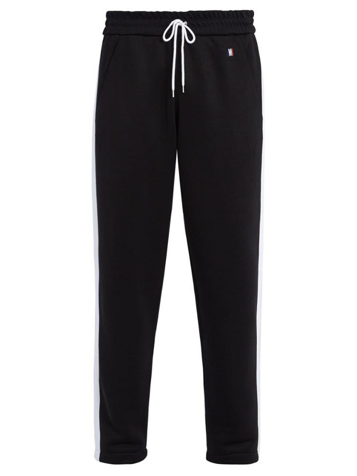 Ami Mid-rise Logo-embroidered Jersey Track Pants