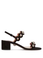 Samuele Failli Lauren Round Stud-embellished Suede Sandals
