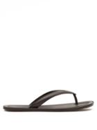Maison Margiela - Tabi Rubber Flip Flops - Mens - Black