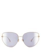 Matchesfashion.com Dior Eyewear - Diorgypsy1 Cat-eye Metal Sunglasses - Womens - Blue