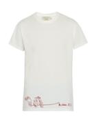 Matchesfashion.com Maison Kitsun - Scooter Printed Cotton T Shirt - Mens - White