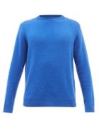 The Elder Statesman - Crew-neck Cashmere Sweater - Mens - True Blue